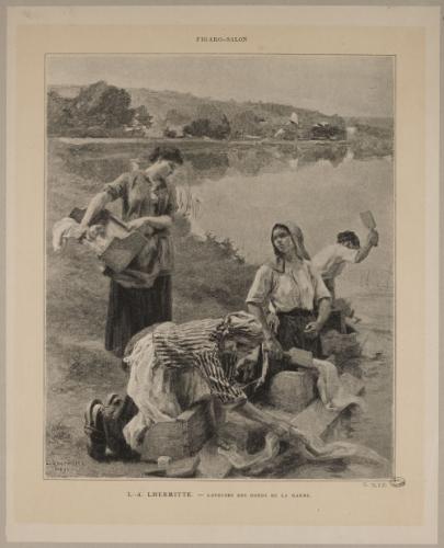 Kırsal Yaşam ve Sanat, Leon Augustin Lhermitte 9 Les Bords De La