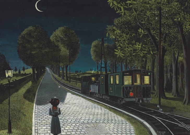 le-vicinal by the paul delvaux - Söylenti Dergi