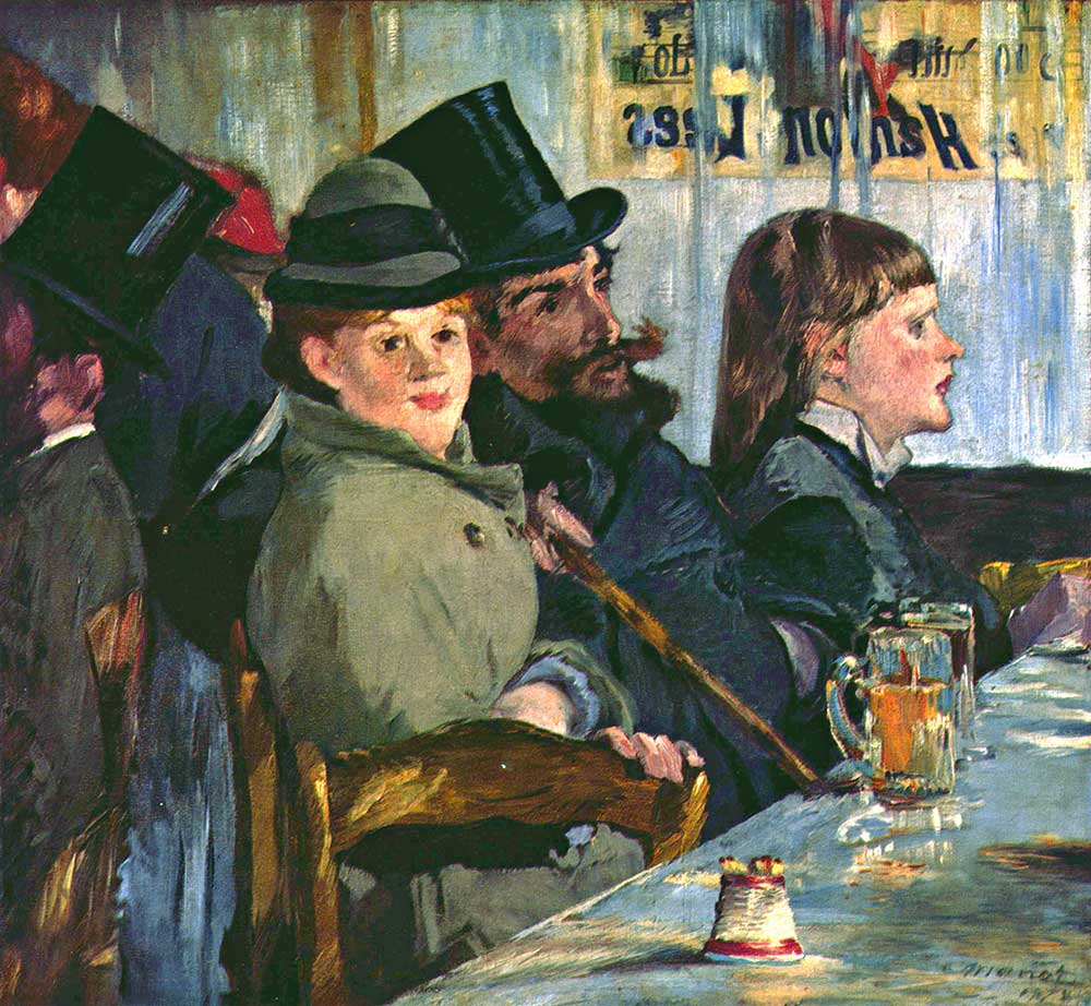 Edouard Manet Cafede - Söylenti Dergi Cafede, Edouard Manet