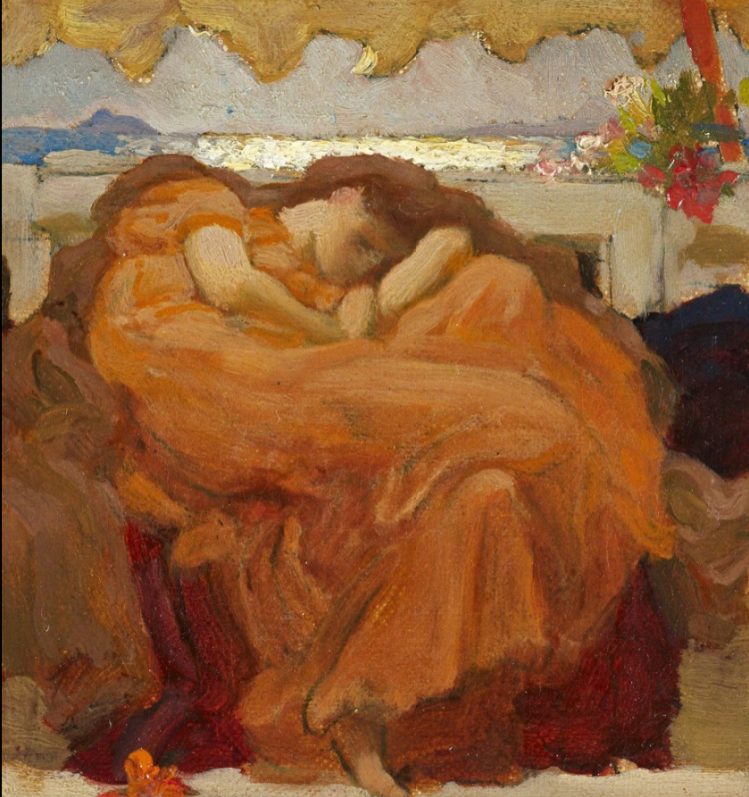 Frederic Leighton'dan Ustalara Saygı Eseri: Flaming June 10