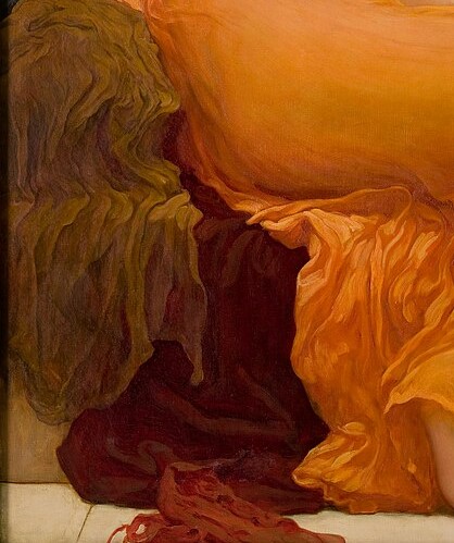 Frederic Leighton'dan Ustalara Saygı Eseri: Flaming June 11