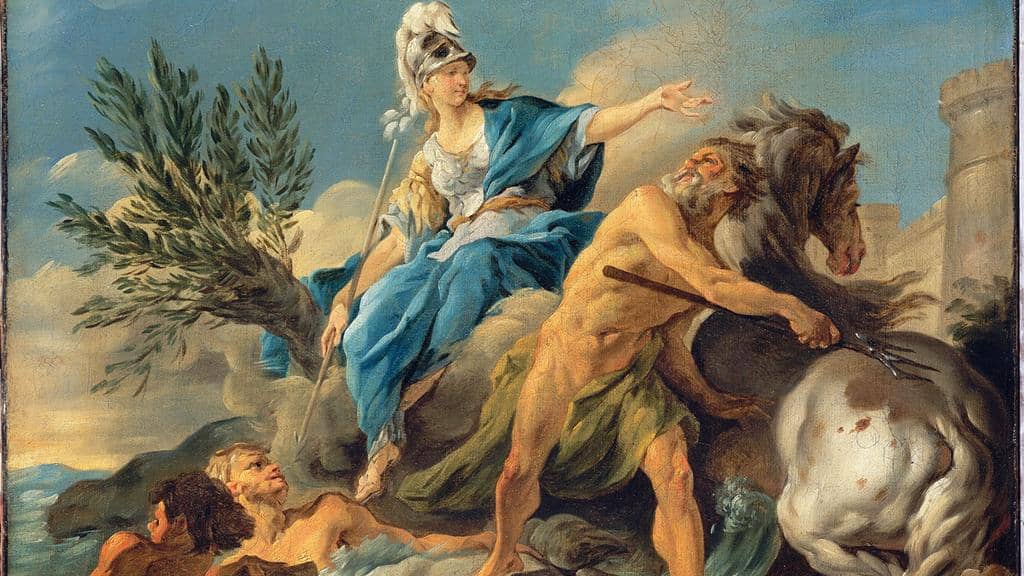 Sembolü zeytin ağacı olan Athena/Minerva