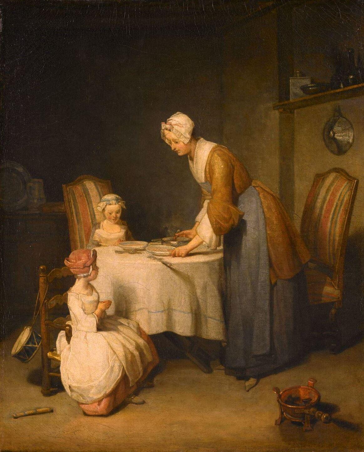 Günlük Yaşamın Büyüsü: Jean-Baptiste-Siméon Chardin'nin Zamansız Sanat Eserleri 8 Chardin Painting