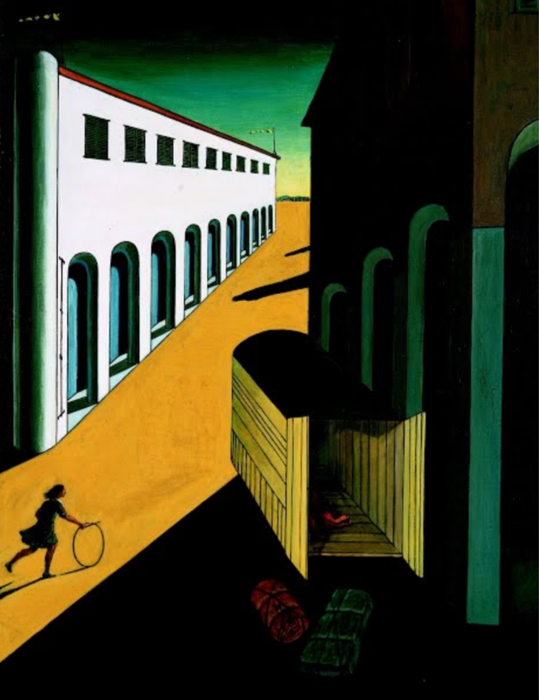 Metafizik Resmin İzinde: Giorgio de Chirico'nun 'Bir Sokağın Gizemi ve Melankolisi' Tablosu Analizi 15