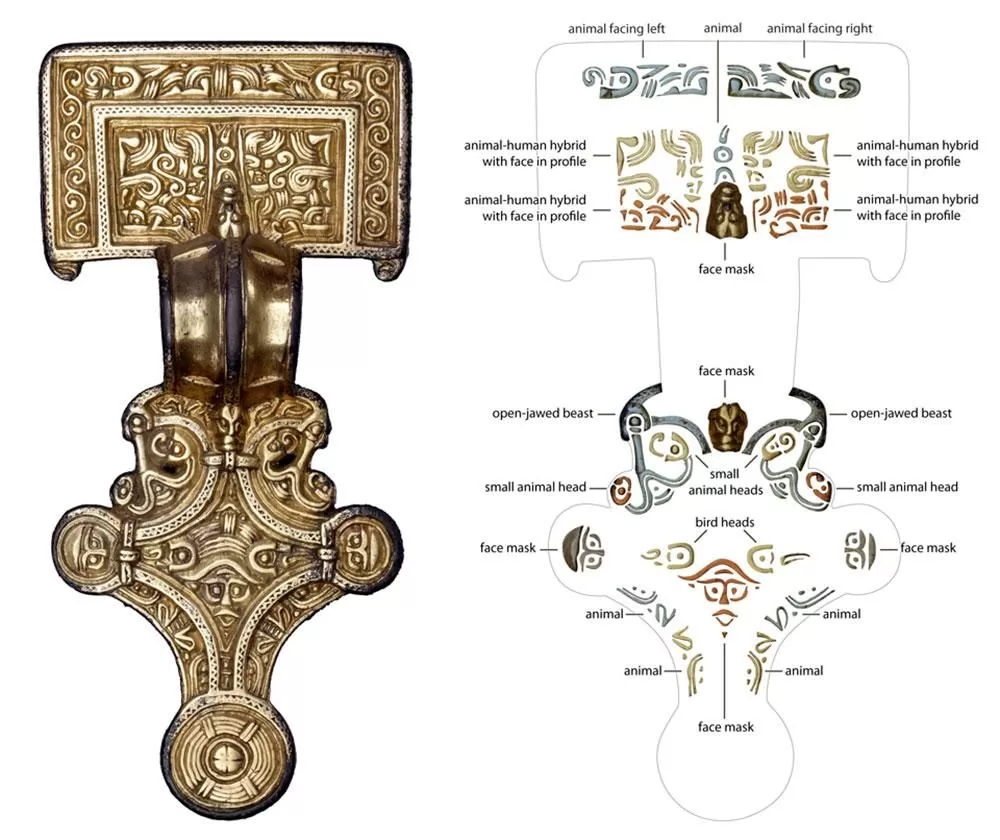 square-headed-anglo-saxon-brooch-key - Söylenti Dergi
