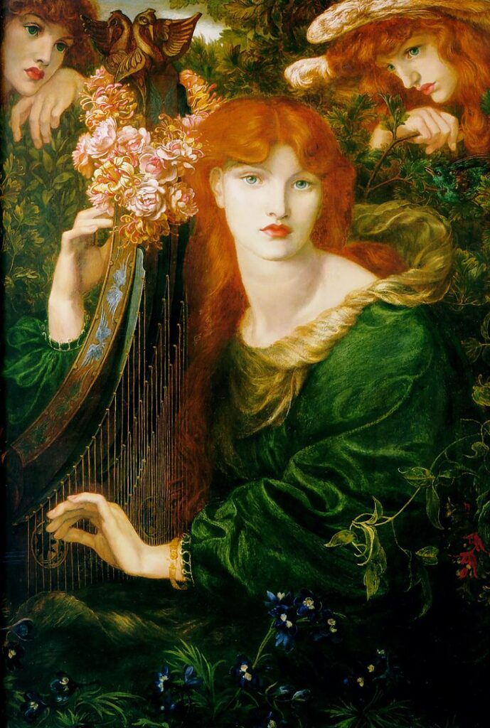 727px-Rossetti_Dante_Gabriel_-_La_Ghirlandata_-_1871-1874 - Söylenti Dergi