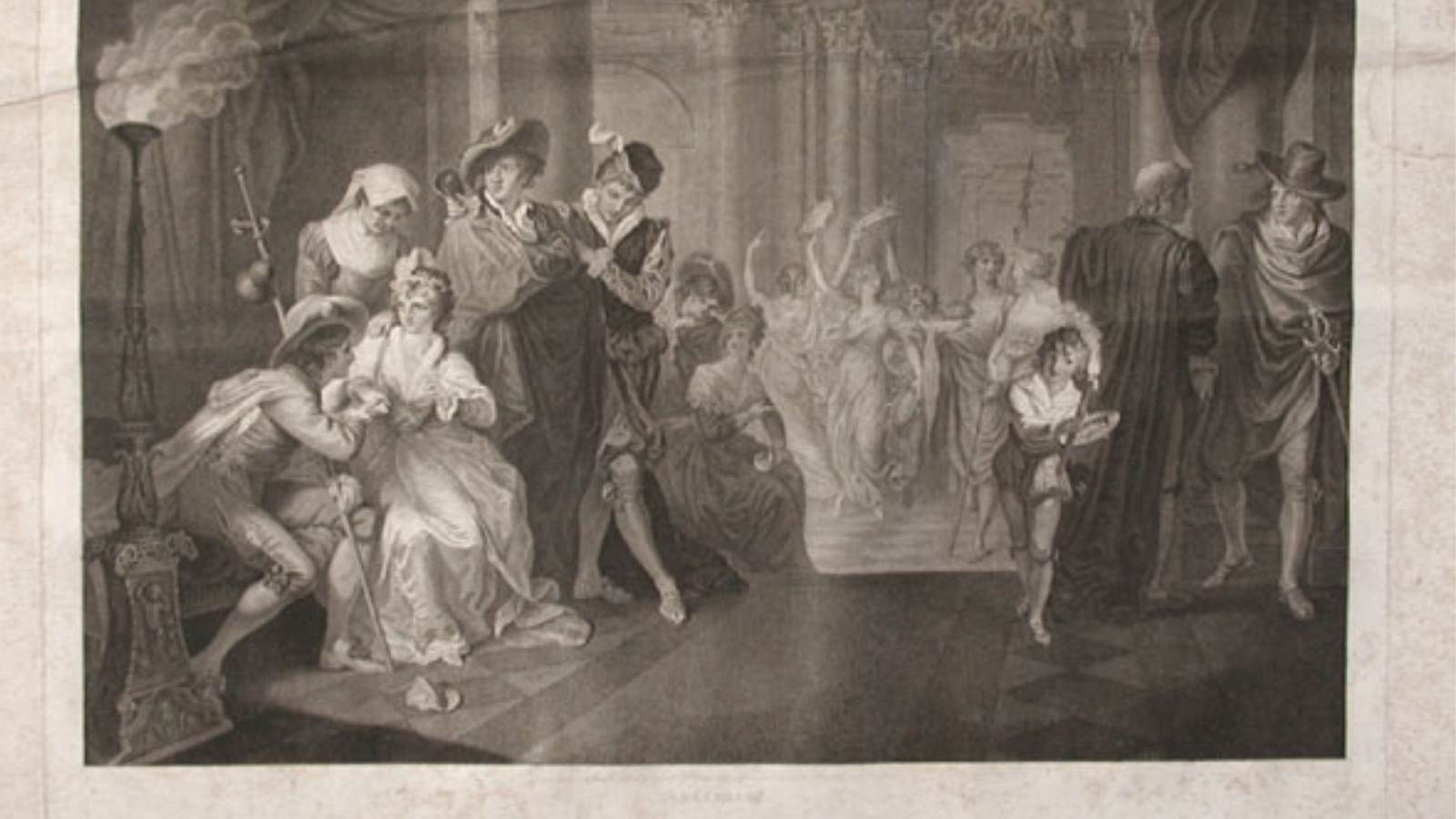 Romeo ve Juliet'in karşılaştıkları ilk sahne. 