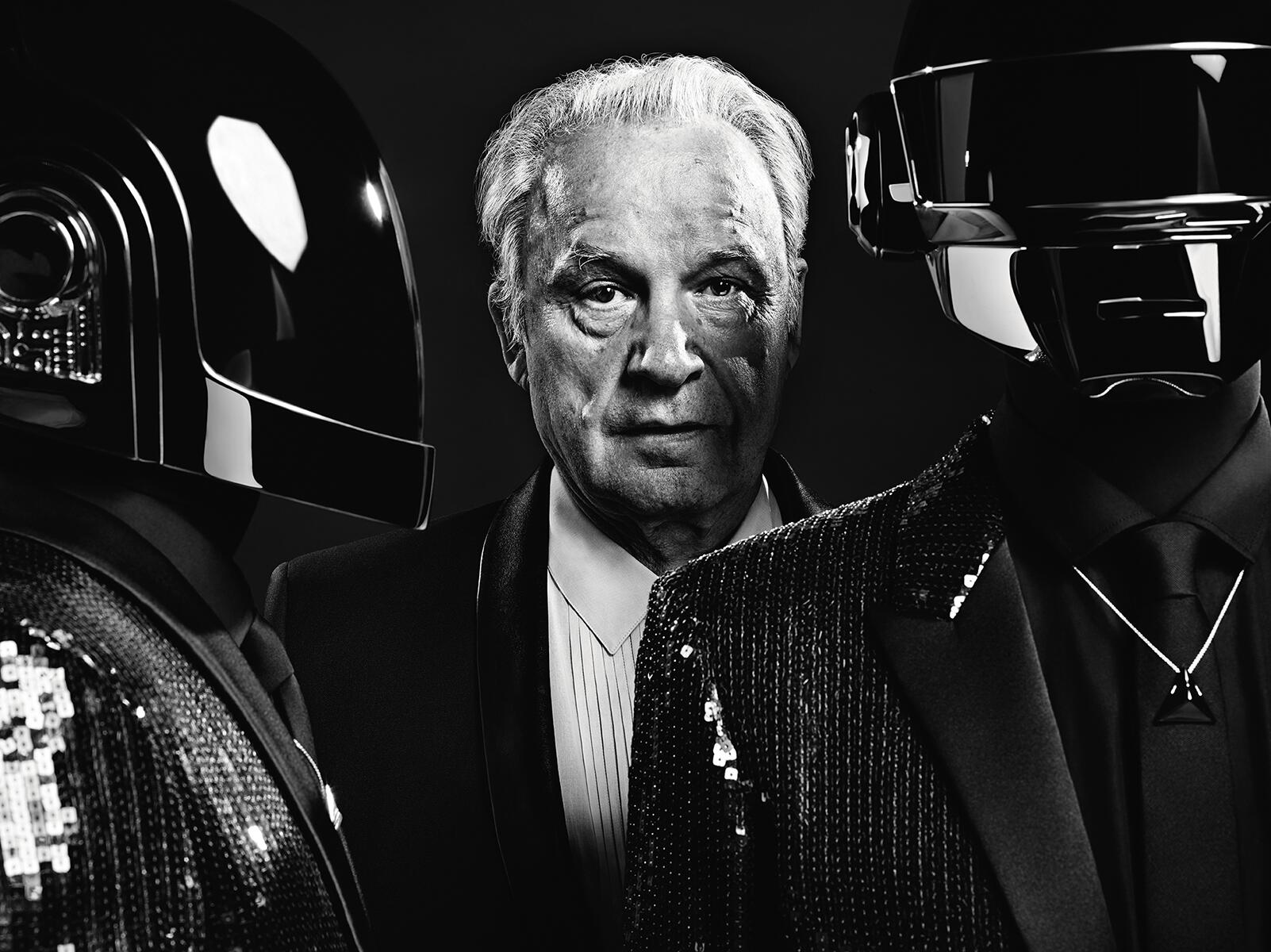 Daft Punk, Giorgio Moroder, Yves Saint Laurent, Fotoğraf: Hedi Slimane - Söylenti Dergi Daft Punk, Giorgio Moroder, Yves Saint Laurent, Fotoğraf: Hedi Slimane