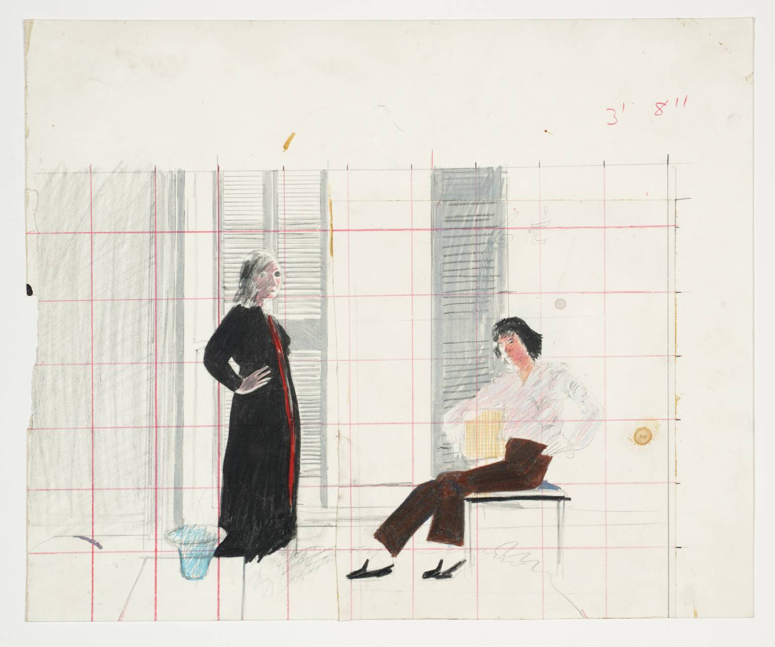 Study for Mr and Mrs Clark and Percy - Söylenti Dergi