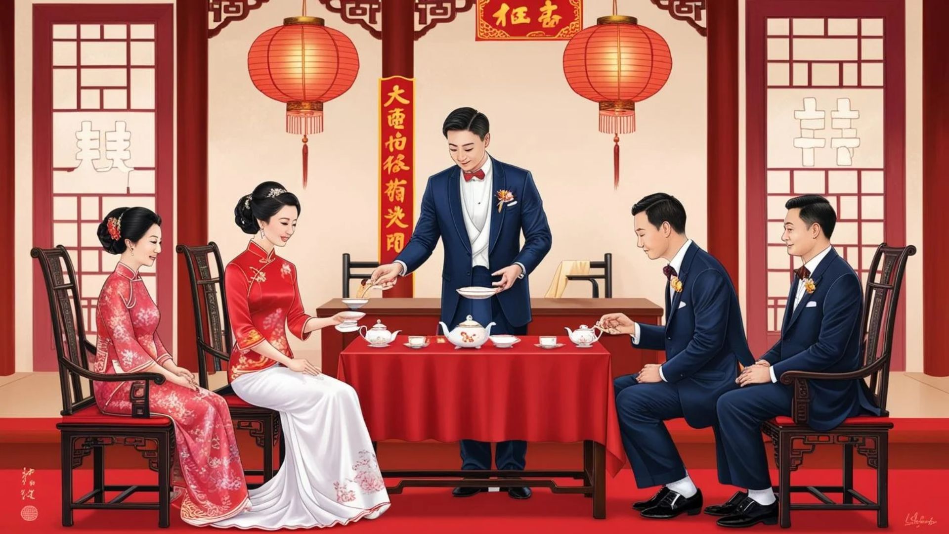 Chinese wedding tea ceremony - Söylenti Dergi