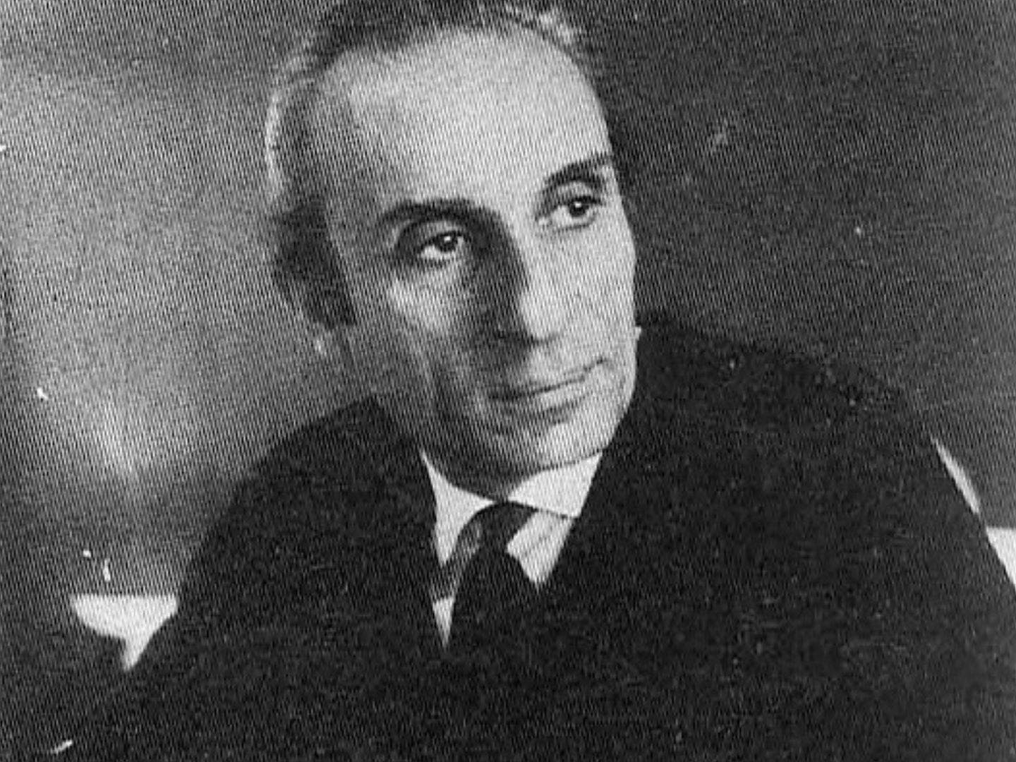 Sabih Kayan siyah-beyaz portre