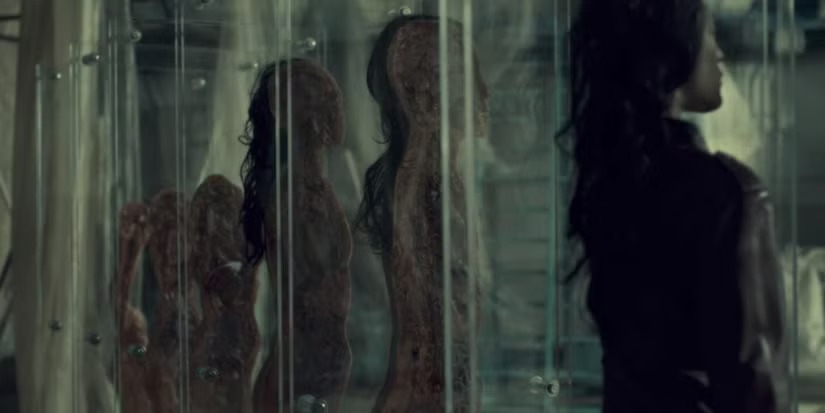 Hannibal Lecter vs. Joker: Hangisi Daha Tehlikeli Bir Psikopat? 14 Beverly Katz pleksiglasların arasında dikine kesilmiş şekilde yan yana sırayla parçalanıp sergilenir