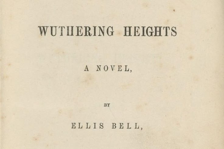 Brontë Kardeşlerin İngiliz Edebiyatı Üzerindeki Etkisi 11 Uğultulu Tepeler (İlk Baskı) | pinterest.com