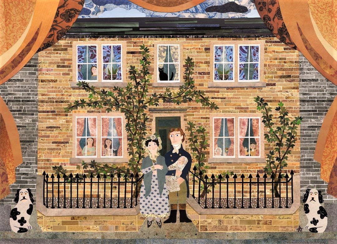 Brontë Kardeşlerin İngiliz Edebiyatı Üzerindeki Etkisi 8 Brontë Ailesi | twitter.com (@AmandaWhiteArt)