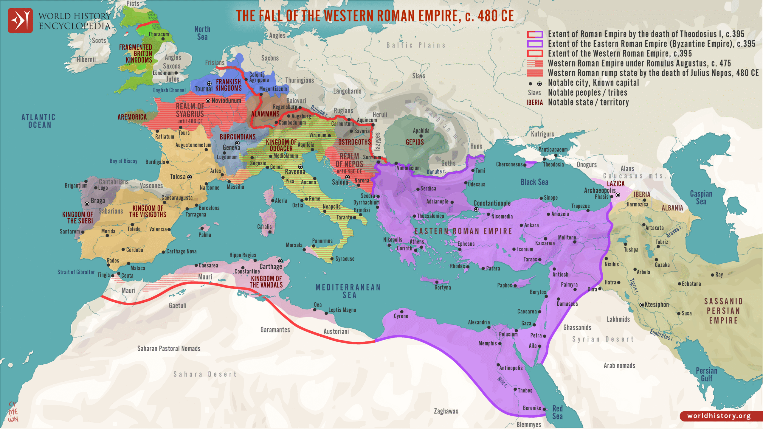 map-of-the-fall-of-the-western-roman-empire-c-480-17289 - Söylenti Dergi