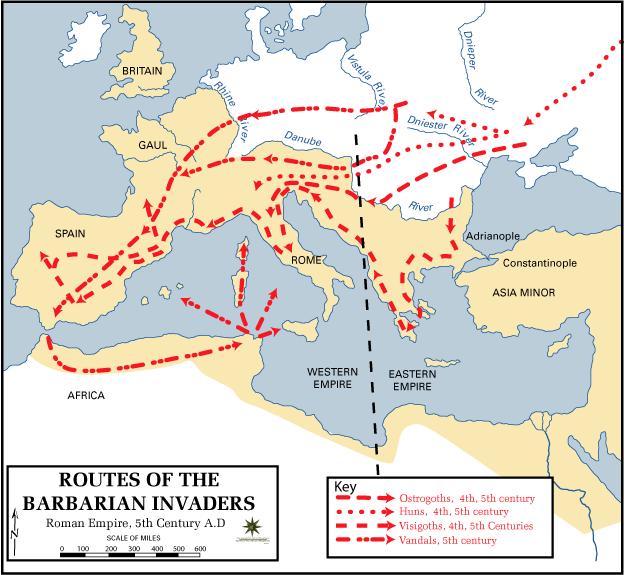 routes-of-the-barbarian-invaders-242 - Söylenti Dergi