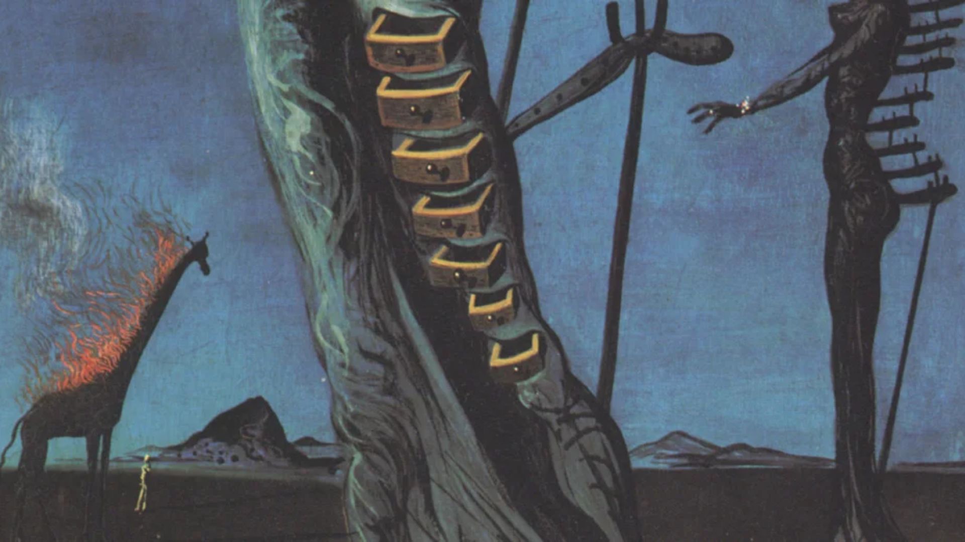 Salvador Dalí’nin Yanan Zürafası: Yalnızlığın ve Savaşın Tablosu 10