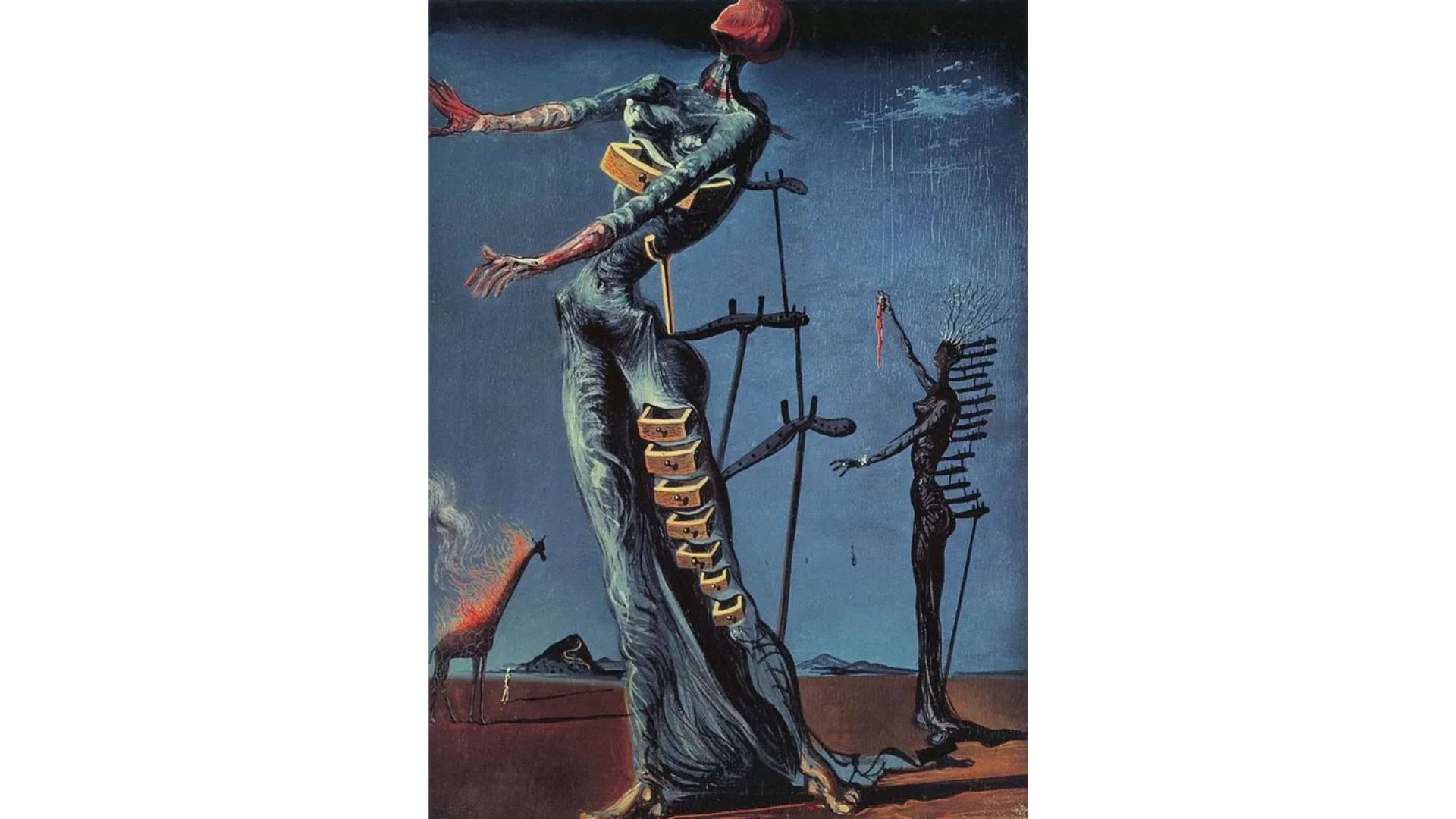 Salvador Dalí’nin Yanan Zürafası: Yalnızlığın ve Savaşın Tablosu 11