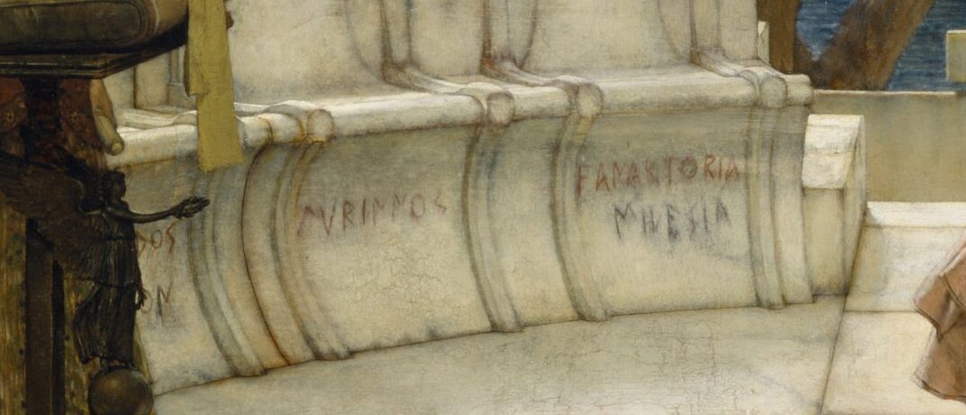 Lawrence’dan “Sappho and Alcaeus” Tablosu: İki Büyük Edebi Kişiliğin Sanatsal Buluşması 13