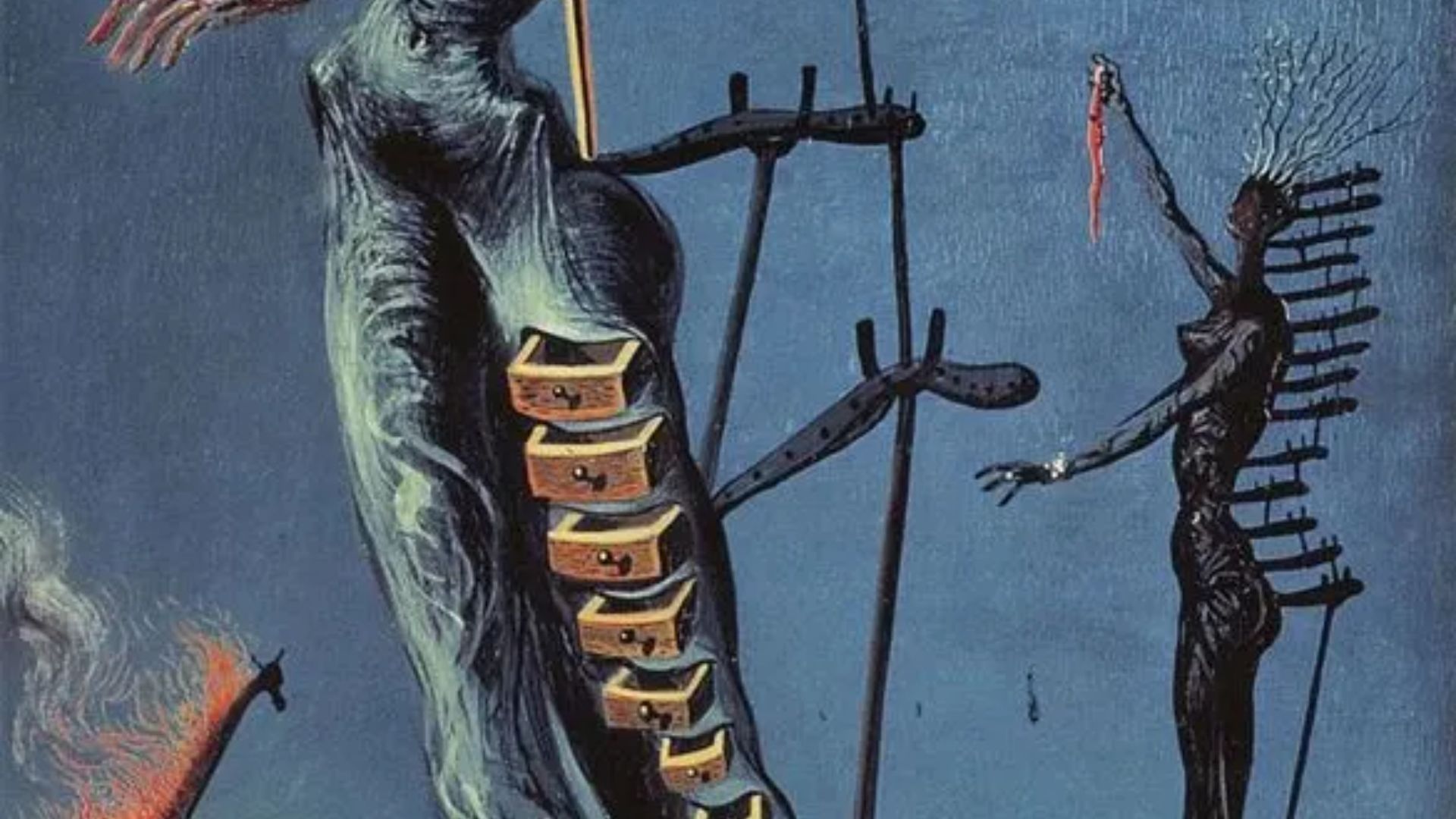 Salvador Dalí’nin Yanan Zürafası: Yalnızlığın ve Savaşın Tablosu 13