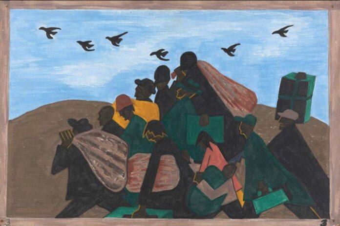 Göçmen Edebiyatı/ painted Jacob Lawrence
