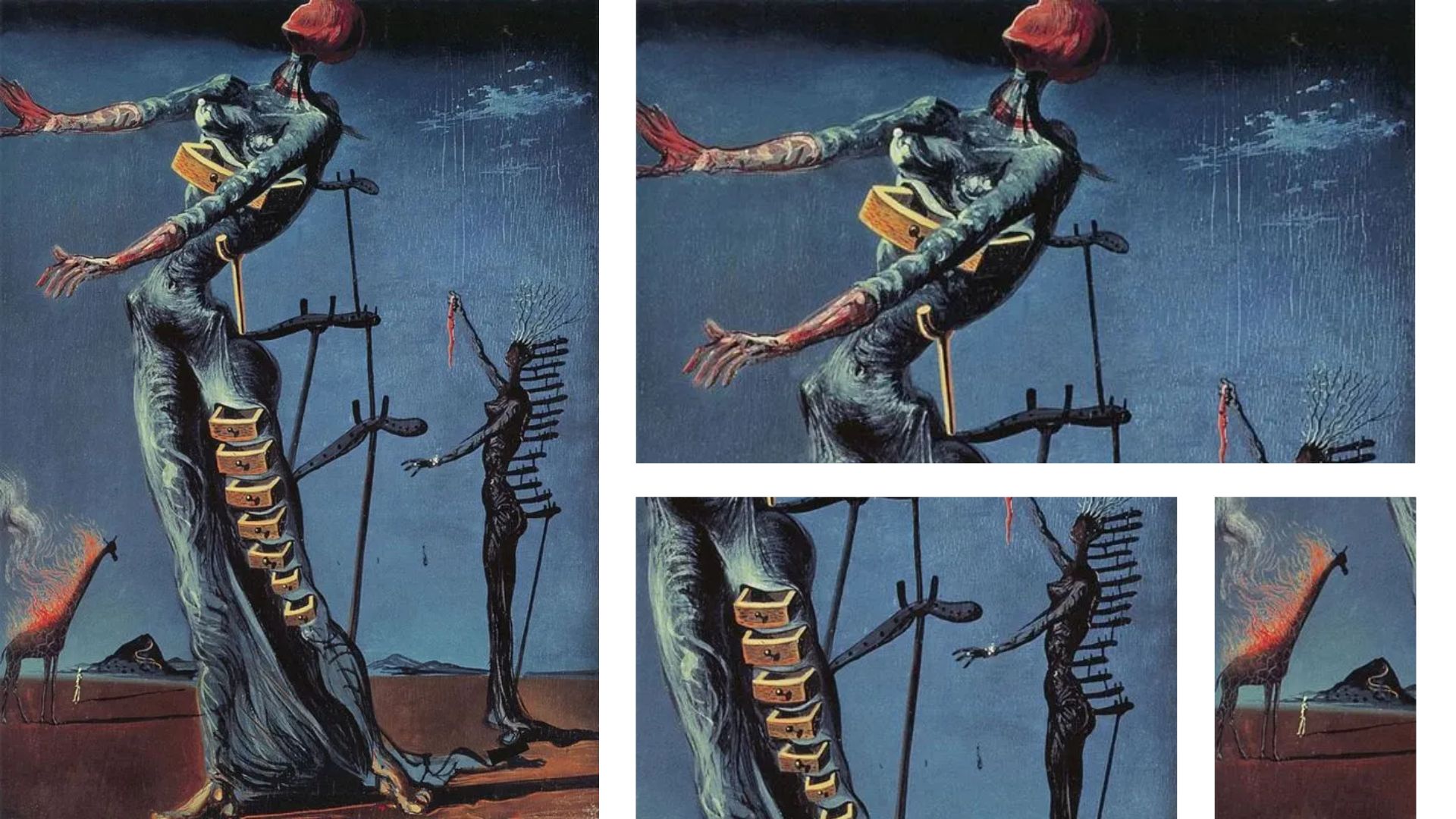 Salvador Dalí’nin Yanan Zürafası: Yalnızlığın ve Savaşın Tablosu 12