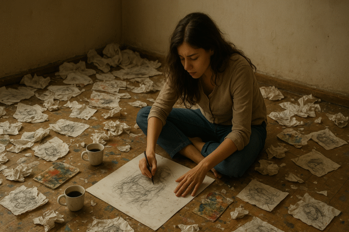 İşine emek veren bir kadın.